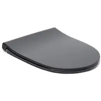 Vitra WC-Sitz Sento Duroplast Schwarz matt 120-483-009