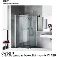 Kermi DITBR09318VAK Seitenwand Diga TBR 0930x