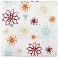 Sovie HORECA Serviette Champetre in weiß aus Linclass Airlaid 40 x 40 cm, 50 Stück - Floral