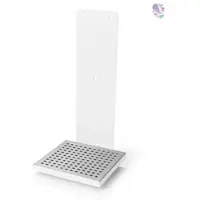 Blanc HYGIENIC Wandhalterung Cosmos aus Edelstahl mit Auffangschale für Desinfektions-/Seifenspender SENSOR Cosmos