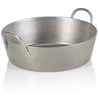 WAS Germany Mini Paella Pfanne STEEL & STYLE HERITAGE, Ø 10 cm, 150 ml, Chromnickelstahl 18/8