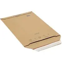 RAJA Suprawell Versandtaschen E4 Zugband Braun 270 x 390 mm 100 Stück