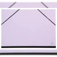 Clairefontaine 10x Zeichenmappe mit Gummizug 37x52 cm - Flieder 144703C