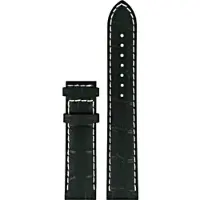 Certina - Leder Lederarmband ohne Schließe 19mm/18mm XL C610016929 - alligator-prägung,rind,schwarz
