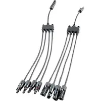 Fothermo 4-fach MC4 Parallelstecker (Paar) - Länge 1,2 m