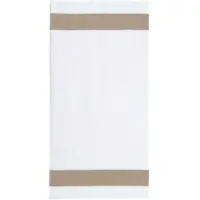 Feiler Handtücher Exclusiv mit Chenillebordüre Handtuch 50x100 cm | kiesel - braun