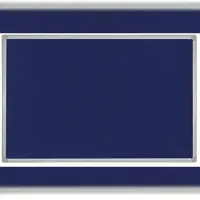 BI-Office Maya Blaue Filz-Tafel, grau Kunststoffrahmen, 90 x 60 cm