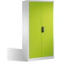 C+P Aktenschrank Acurado mit Drehtüren, 5 Ordnerhöhen, H1950xB930xT600mm Front Viridingrün Korpus Lichtgrau