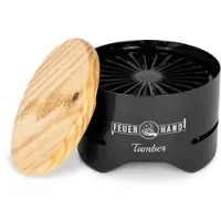 Feuerhand Tamber Tischgrill - kompakter Holzekohlegrill für Balkon & Camping Sc...