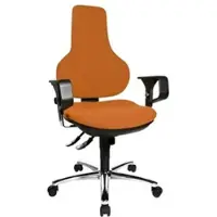 Topstar Bürostuhl »Ergo Point SY Deluxe« mit Armlehnen orange