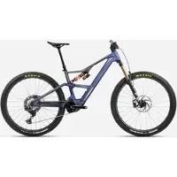 Orbea Rise LT M-Team 630W 2025 - Tanzanite Carbon View - Carbon Raw (Matt)