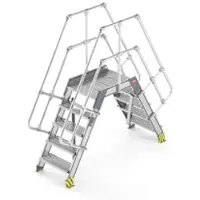 Hailo Überstieg stationär Neigung 45° Stufenbreite 1000mm 8 Stufen