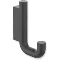 Hewi Serie 480 Einzelhaken 480.90.00060DC pulverbeschichtet, schwarz matt