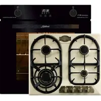 Kaiser Herd Set EH 6367 Elektro Backofen + KG 6325 ElfEm Turbo Gaskochfeld 60 cm