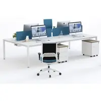 ACTIU Teamarbeitsplatz 4 Personen Schreibtisch Ital