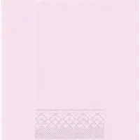 Mank Serviette Tissue in Rosa, 33 x 33 cm, 100 Stück 1/8 falz - 3-lagig