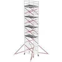 Altrex RS Tower 55 ohne Safe-Quick 11,8m Arbeitshöhe Holz-Plattform 1,85m