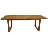 Meingartenversand.de Terrassentisch ausziehbar Sintra - Farbe:Braun - 180 (240) x 100 x 75 cm - aus: Akazie