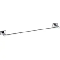 BRILLANTBAD BASA Handtuchhalter Messing Chrom 625x35x70 mm für Bad & WC >> zum Bohren