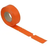 Logiplast 1000 Stück Schlaufenetiketten 50 x 248 mm, orange