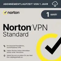 Nortonlifelock Norton VPN Standard 2026 | 1 Gerät - 1 Jahr | Downloadlink + Produktschlüssel...