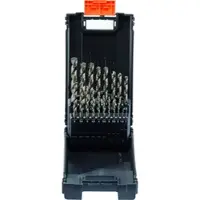 Projahn Spiralbohrer-Set SPEED, HSS-Co, 19-teilig, Ø 1–10 mm / 0,5 mm Schritte, in Kunststoffkassette
