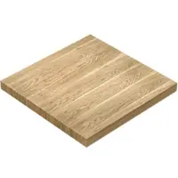 GGM Möbel KPY | Bistro Tisch | B:T 80 x 80 cm | H 46 cm | Eiche | Gestell: Schwarz
