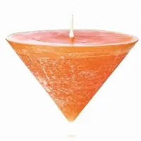 Kopschitz Kerzen Outdoor Schwimmkerze Orange 150 x Ø 100 mm, 1 Stück