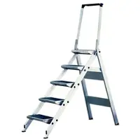 Krause Klapptritt mit Bügel, aluminium, 5 Stufen