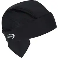 E.COOLINE Powercool SX3 Bandana light schwarz - sekundenschnelle Aktivierung mit Wasser - stundenlange, trockene Kühlung für heiße Arbeitsbedingungen