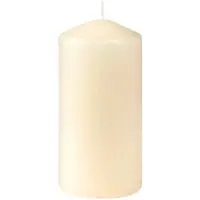 Duni Stumpenkerzen 100 x Ø 50 mm 20 Std. Cream, 60 Stk/Krt (6 x 10 Stk)