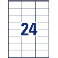 Dundee Universaletiketten weiß 70,0 x 36,0 mm 2400 Stück weiß