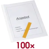 OTTO Office 100 Thermobindemappen bis 40 Blatt, abheftbar weiß, 21.15x29.7 cm