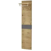Woodford Garderobenpaneel Lina , holzfarben , Holzwerkstoff , Maße (cm): B: 42 H: 183 T: 27.0