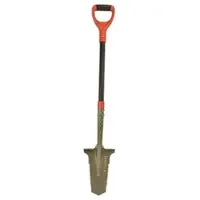 RED TOOLS Power Head Spaten seitliche Wurzelsäge Fiebeglas-Stiehl Länge ca. 115cm
