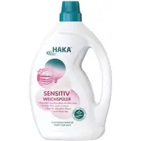 HAKA Weichspüler Sensitive Aloe Vera, nachhaltig, hypoallergen, für Allergiker und Babys, 2 L, 66WL