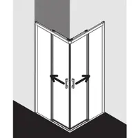 Kermi PEC2L11020VAK Eck-Halbteil links PEGA C2L 1100x