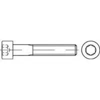 Industrial Quality Supplies Zylinderschraube DIN 912 m.Innensechskant M 12 x 30 8.8 zinkbesch. Gleitmittel flZnnc 480h-L