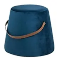 Möbel Kraft Pouf , blau , Maße (cm): B: 42 H: 36