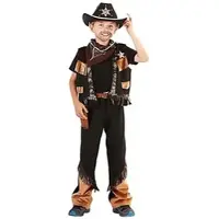 Buttinette Cowboy-Kostüm für Kinder, braun/schwarz