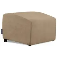 Konsimo Hocker Caro ¦ beige ¦ Maße (cm): B: 60 H: 45
