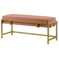 Möbel Kraft Polsterbank Lamo , rosa/pink , Maße (cm): B: 80 H: 45