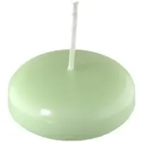 Kopschitz Kerzen Schwimmkerzen Kiwi Grün 24 x Ø 60 mm, 20 Stück