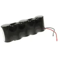 Saft Akkupack für Notbeleuchtung 6V, F1x5 , D (Mono), VNT D mit Kabel, 4Ah