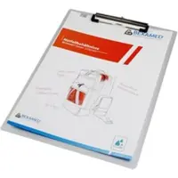 BEXAMED Clipboard ALU PRO Klemmbrett für DIN A4