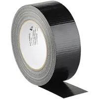 AGT Reißfestes Gewebe-Klebeband, 48 mm breit, 0,23 mm dick, schwarz, 50 m