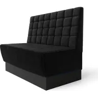 GGM Möbel Meyer S | Gastrobank | B:H 160 x 100 cm | Schwarz | Blocks | Samt