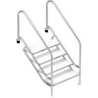 Fluidra Deutschland GmbH ASTRAL Einstiegstreppe aus Edelstahl 4 - 8 stufig Breite 970 mm,6-stufig