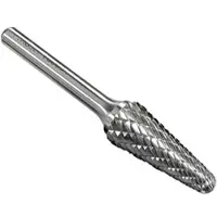 Tyrolit Hartmetallfräser DxT-SxL 10x19-6x65 Für Gusseisen, Stahl und Edelstahl, Form: 52KEL - Rundkegel, Art. 766068