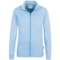 Hakro Damen Casual-Jacke INTERLOCK, ice-blue 227 , 1 Stück, Größe: XS
